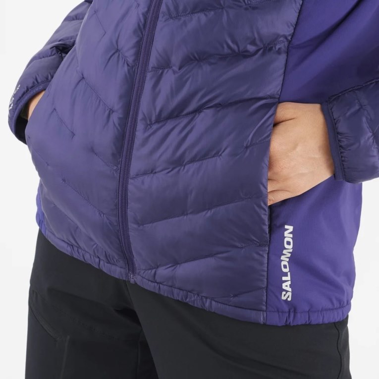 Salomon Outline Primaloft Women's Insulated Jackets Purple | CA 13K48
